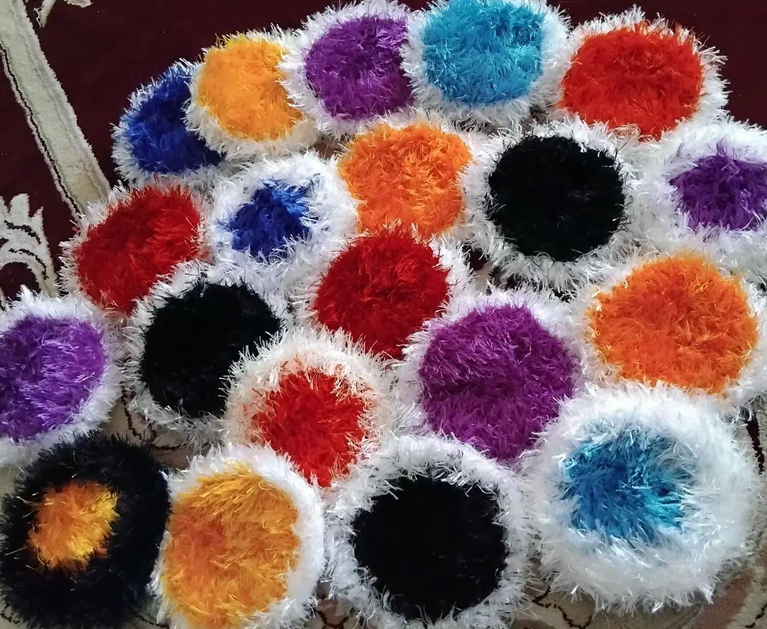 اسکاج دست بافت یوموش|لوازم نظافت|بندر ترکمن, |دیوار