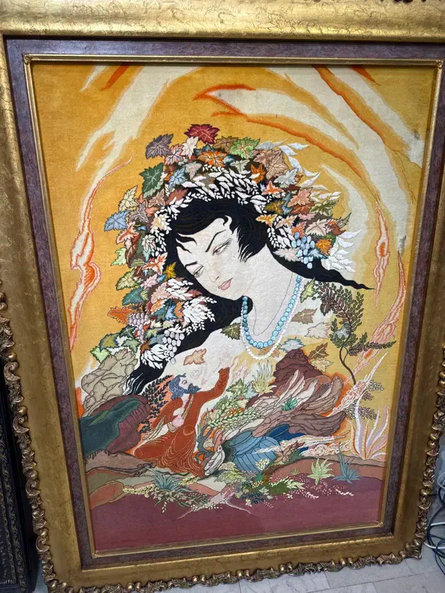 تابلو فرش ۷۰ رج تبریز|تابلو فرش|تهران, باغ فیض|دیوار