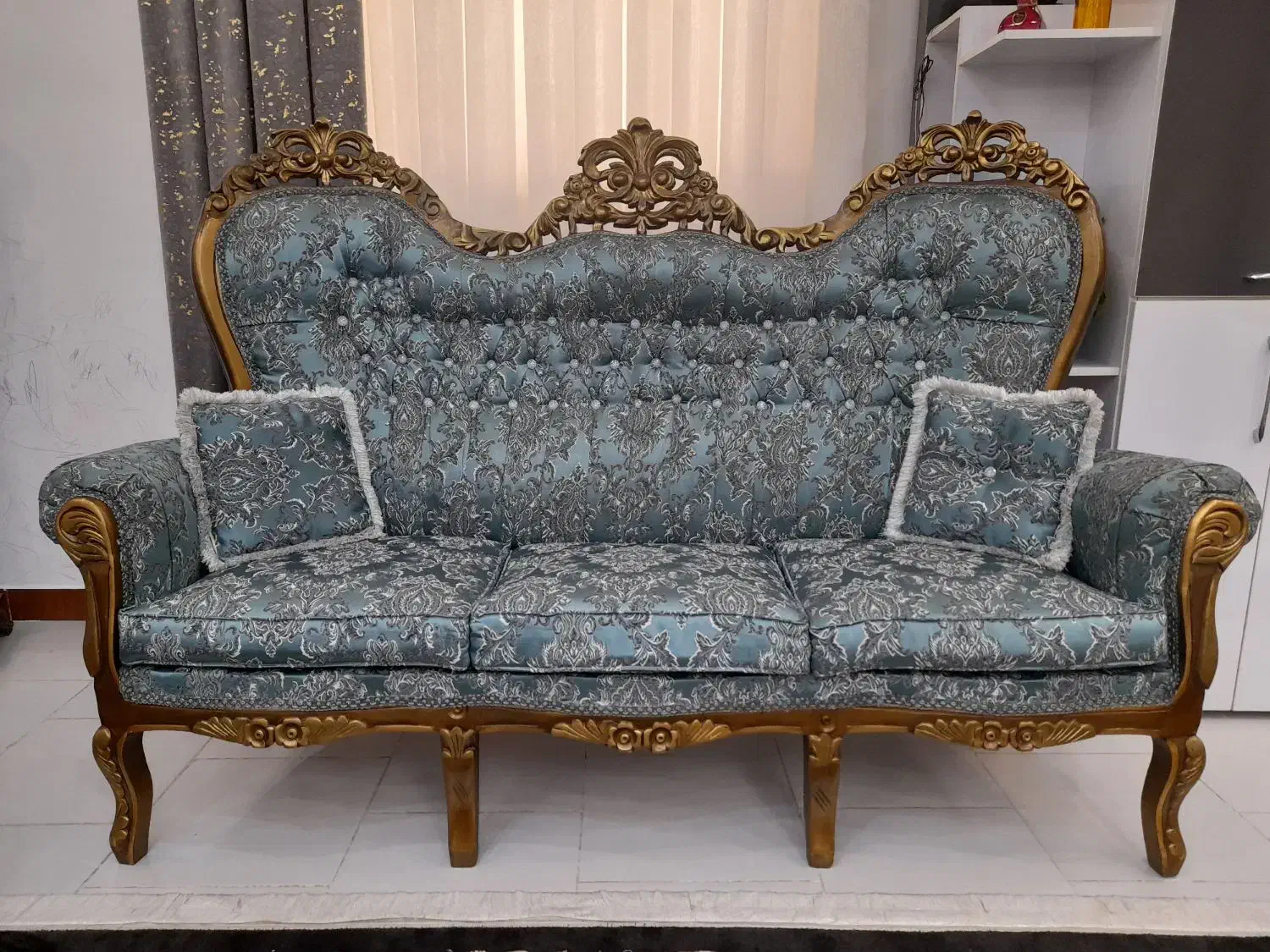 مبل ۹ نفره مدل سلطنتی|مبلمان خانگی و میز عسلی|لنگرود, |دیوار