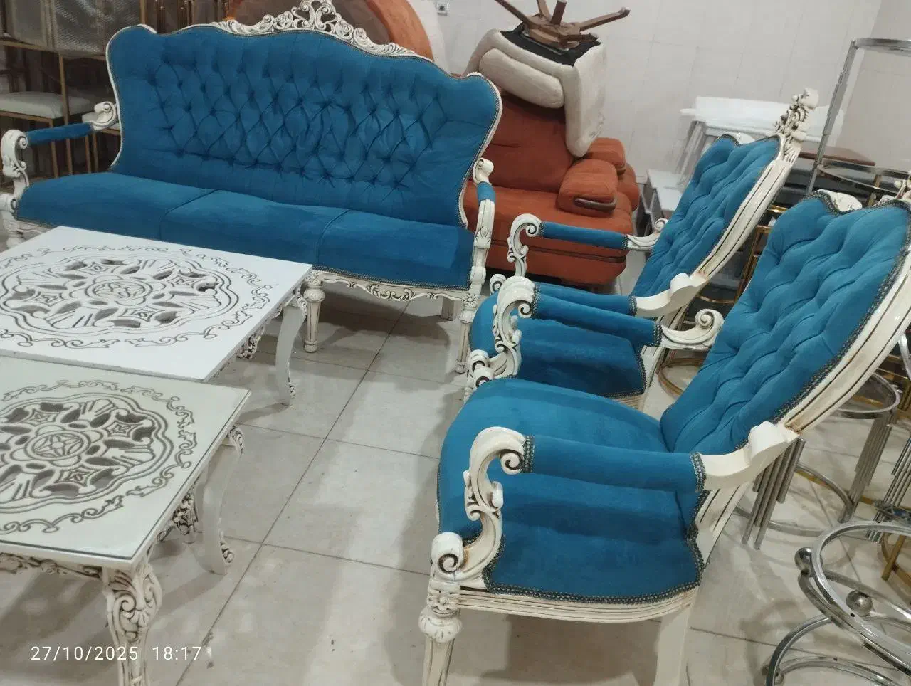 مبلمان پوریا بار جدید سلطنتی راحتی میز نهار خوری|مبلمان خانگی و میز عسلی|کرمانشاه, |دیوار