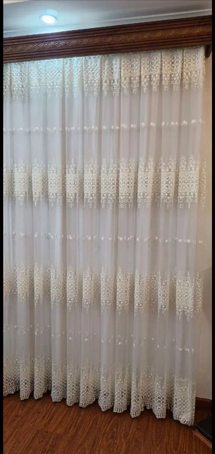 پرده پذیرایی کاملا سالم|پرده، رانر، رومیزی|رشت, معلم|دیوار