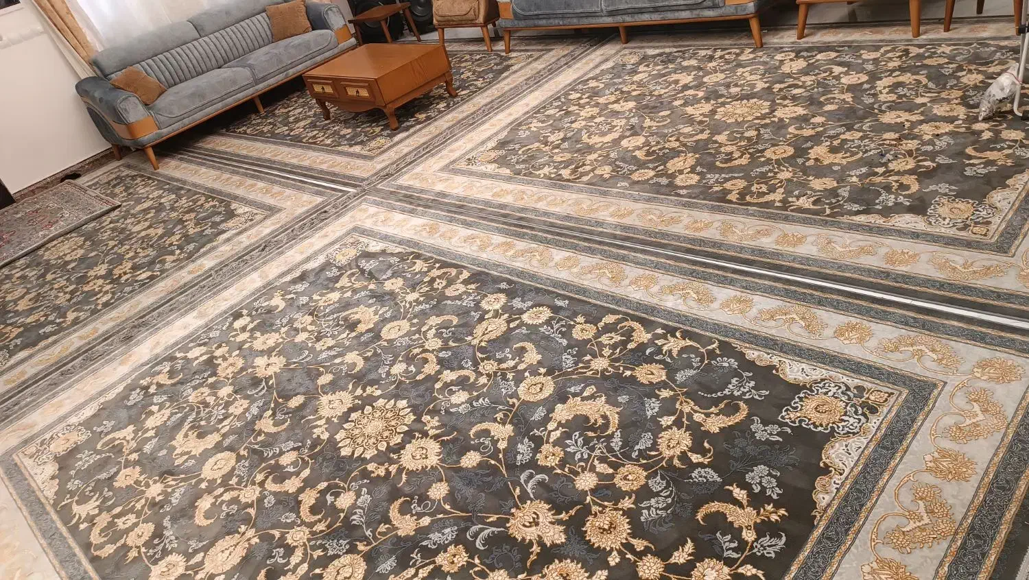 فرش ماشینی در حد نو|فرش|صفادشت, |دیوار