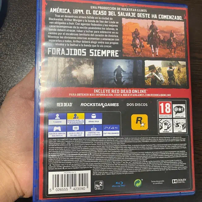 دیسک بازی Red dead 2 برای Ps4 & Ps5 کاملا تمیز|کنسول، بازی ویدئویی و آنلاین|گرگان, |دیوار