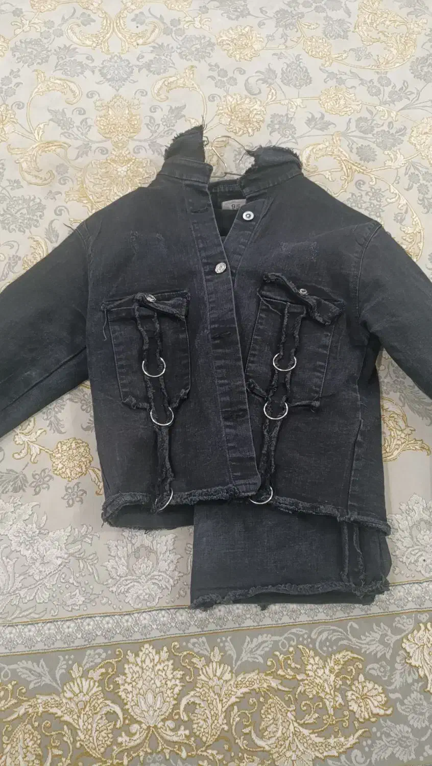 کت و شلوار لی دخترانه|کفش و لباس بچه|لردگان, |دیوار