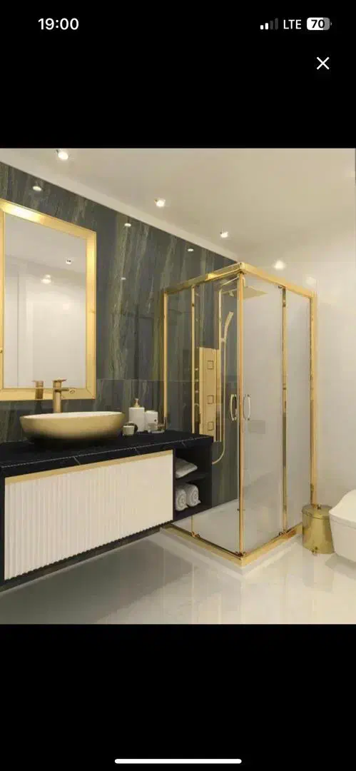 کابین دوش دور دوشی پارتیشن شیشه ای|لوازم حمام|تهران, بنیهاشم|دیوار