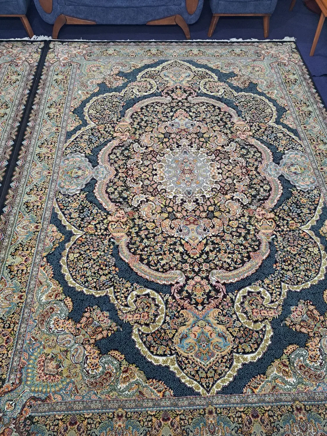 فرش ۹ متری|فرش|ساوه, |دیوار