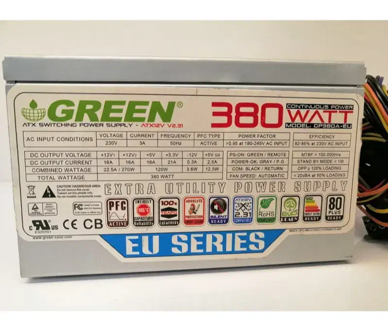 Green 380w|قطعات و لوازم جانبی رایانه|گرمی, |دیوار