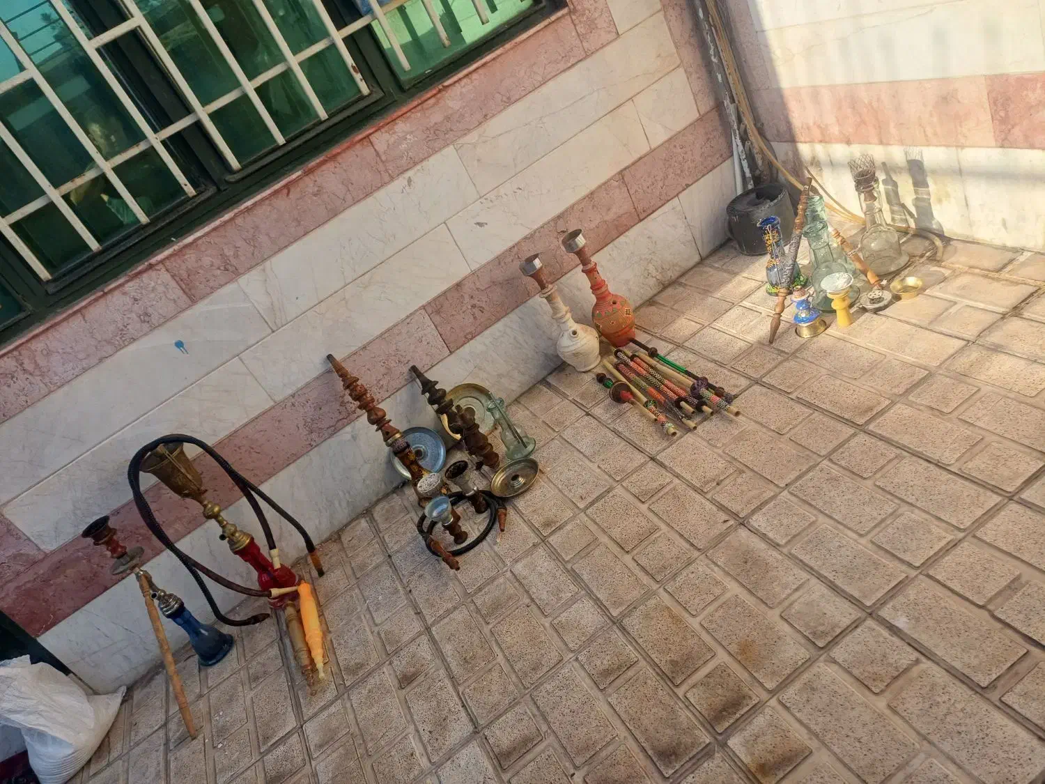 قلیان برنجی چوبی برازجان|کلکسیون و سرگرمی|تهران, مسعودیه|دیوار