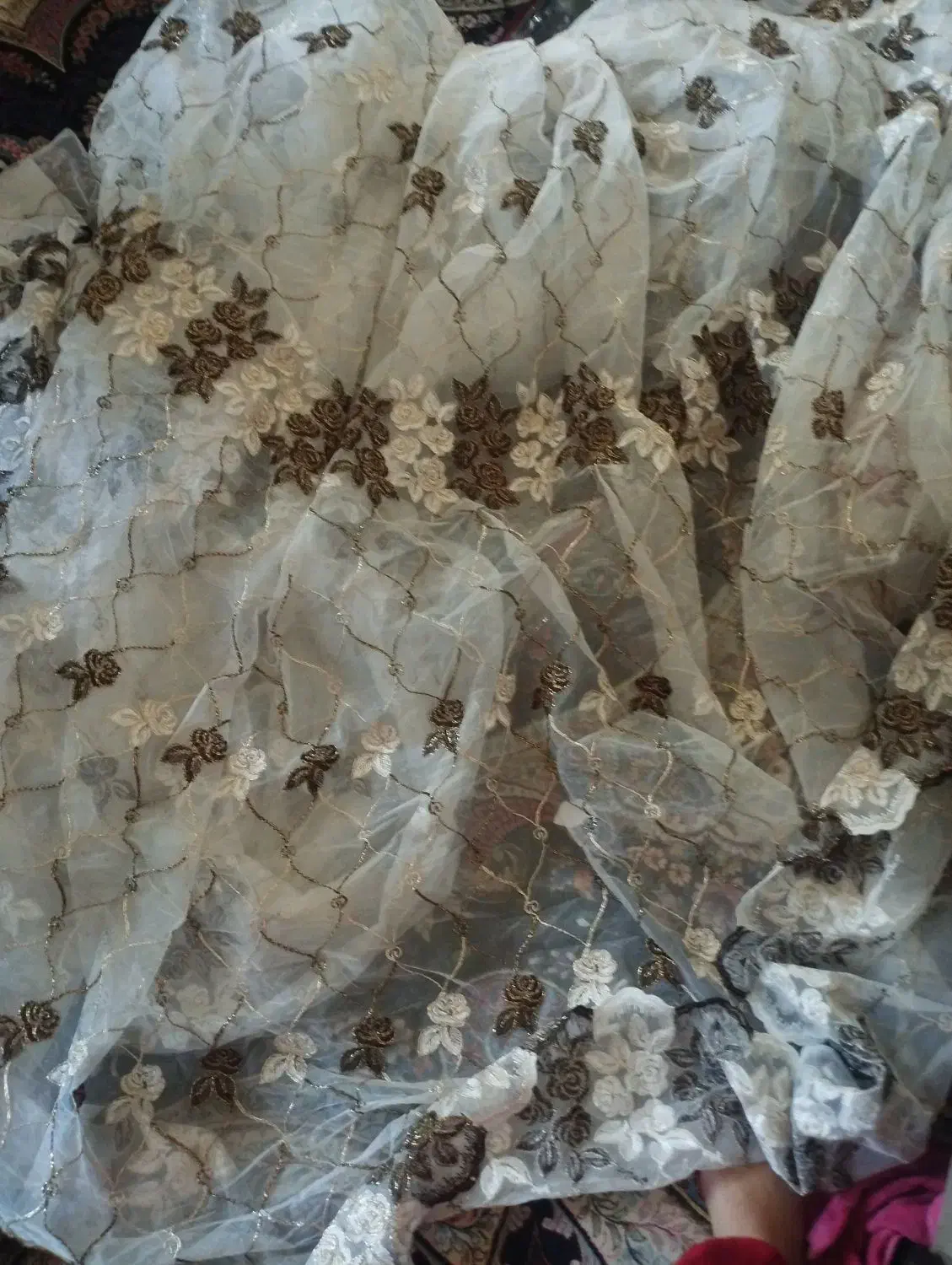 پارچه پرده سلطنتی|پرده، رانر، رومیزی|خرم‌آباد, |دیوار