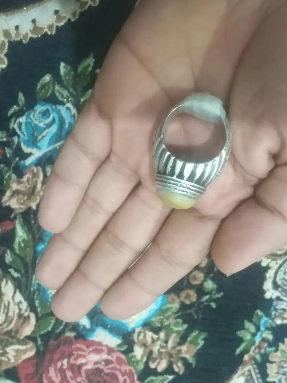 حراج انگشتر نقره درجه یک فیروزه|جواهرات|بوشهر, |دیوار