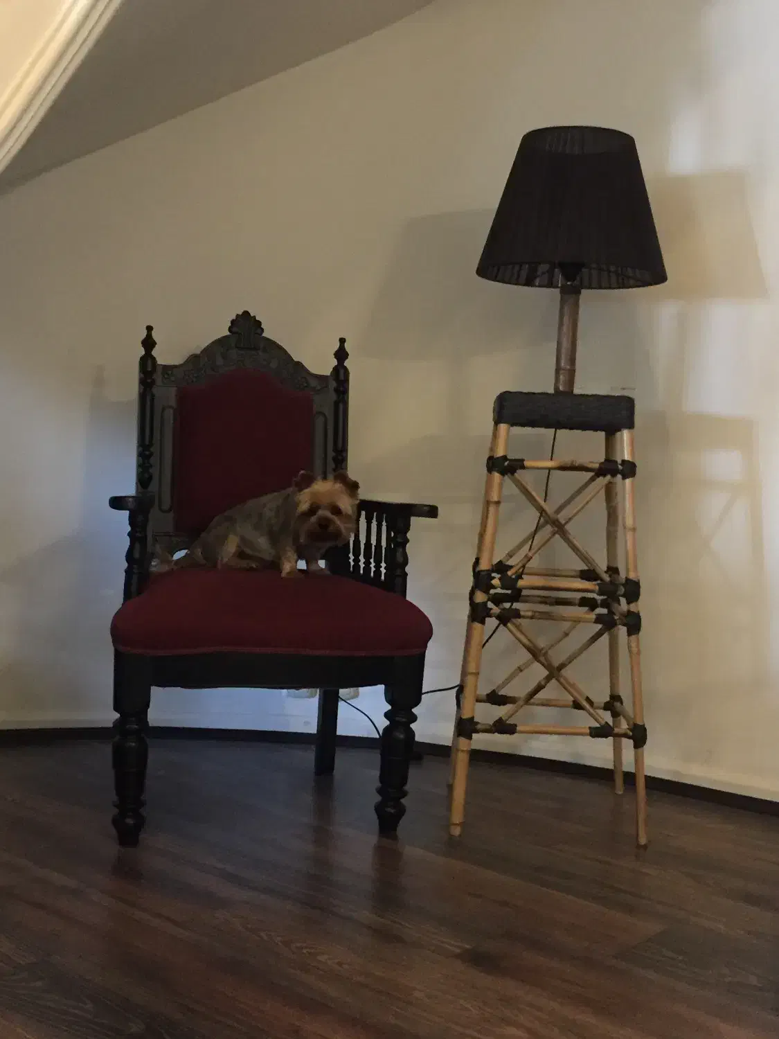 اباژوژ با پایه تمام بامبو( تک ساخت)|چراغ خواب و آباژور|تهران, جردن|دیوار