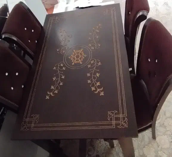 میز غذاخوری 4نفره|میز و صندلی غذاخوری|سراب, |دیوار