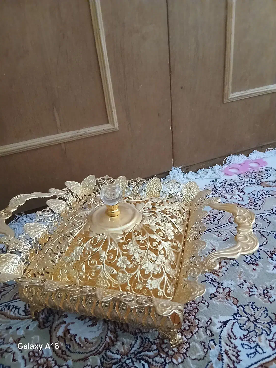 رنگ ثابت آبکاری طلا|ظروف سرو و پذیرایی|خرم‌آباد, |دیوار