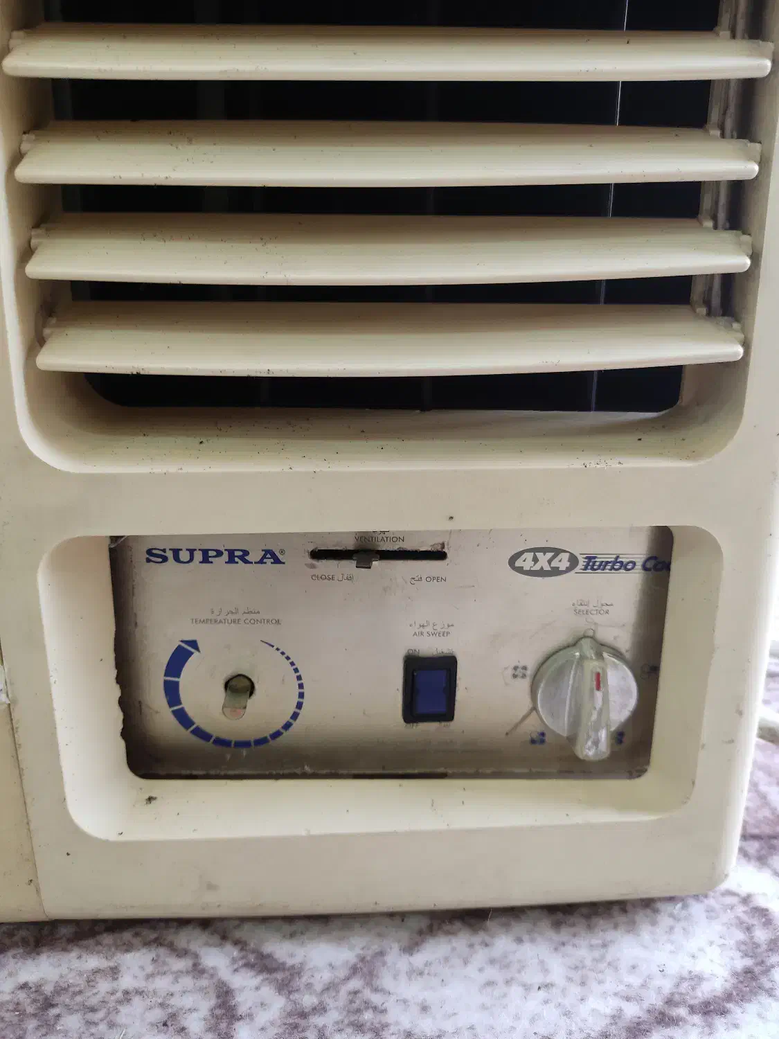 کولرگازی ژاپنی سوپرا پشت پنجره ای|کولر گازی و فنکوئل|نجفآباد, ویلاشهر|دیوار