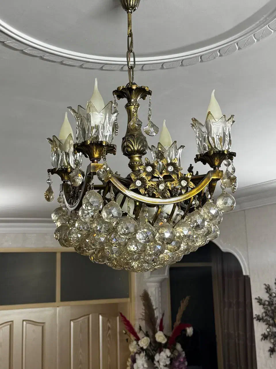 لوستر برنز|لوستر و چراغ آویز|میاندوآب, |دیوار