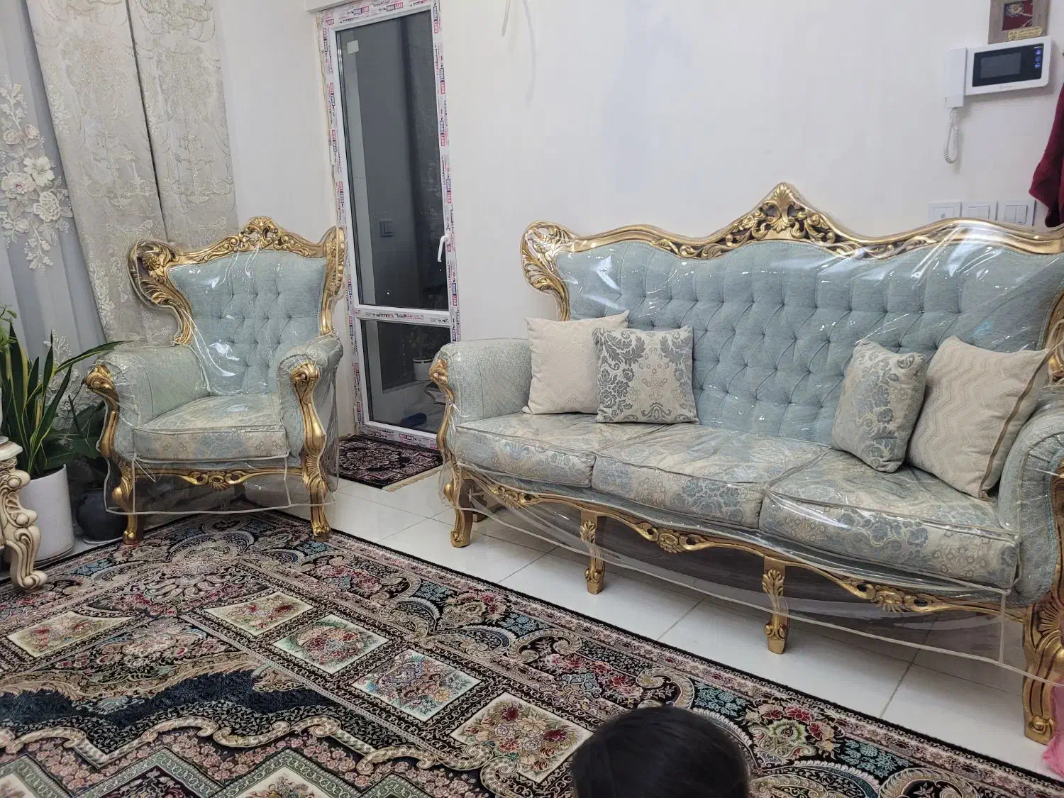 مبل استیل ۷ نفره|مبلمان خانگی و میز عسلی|ری, عباس‌آباد|دیوار