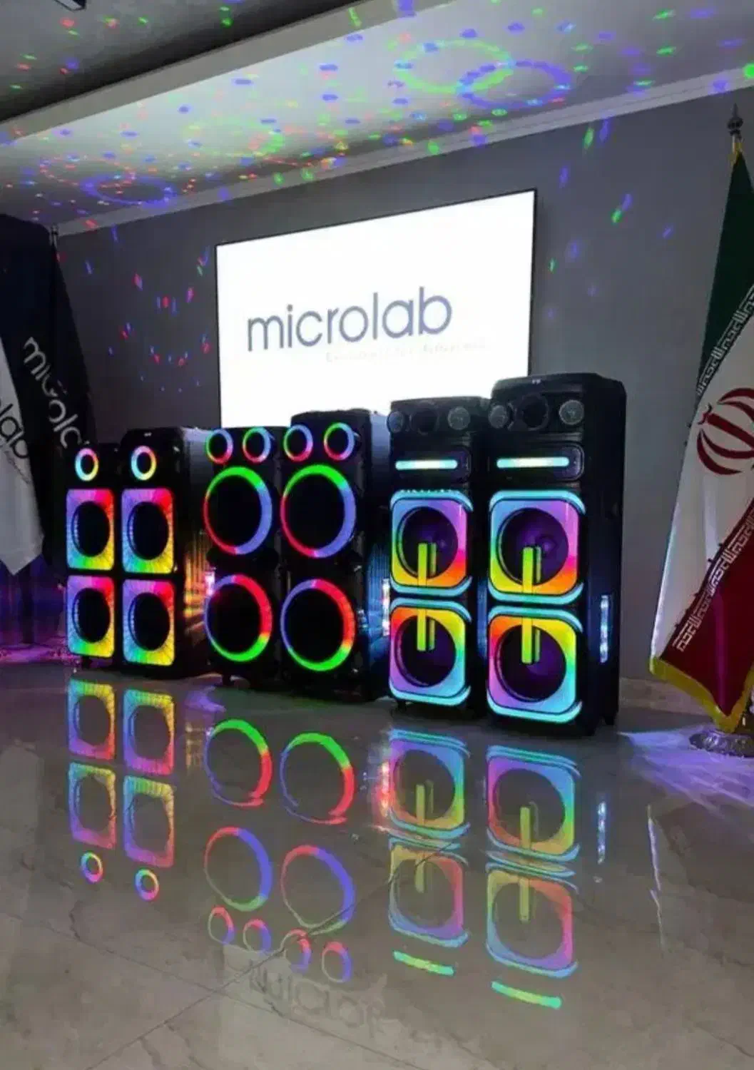 اسپیکر باند سیستم صوتی میکرولب ۱۲ماهه تمام اقساط|سیستم صوتی خانگی|تبریز, |دیوار