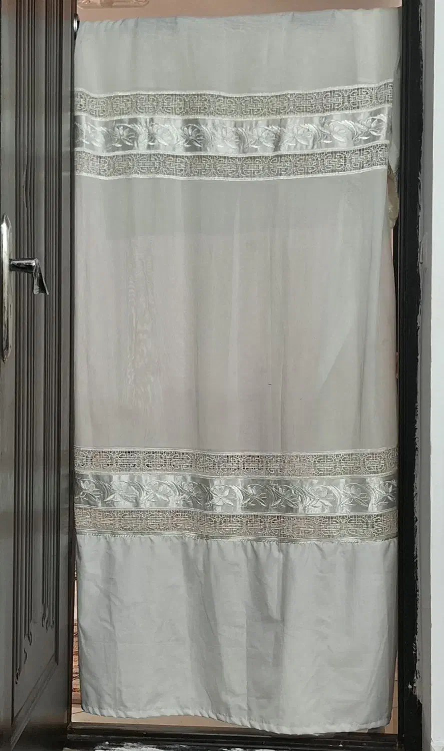 پرده طرح برجسته و حریر|پرده، رانر، رومیزی|بیرجند, |دیوار