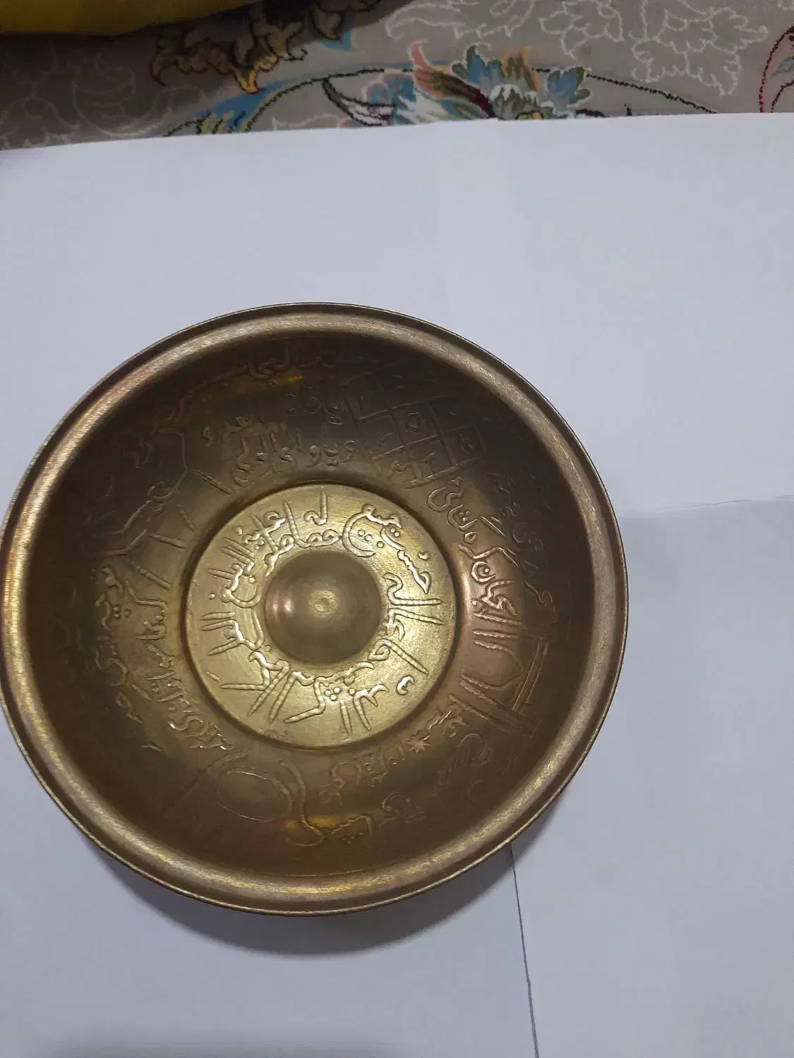 کاسه برنجی|کلکسیون اشیاء عتیقه|کامیاران, |دیوار