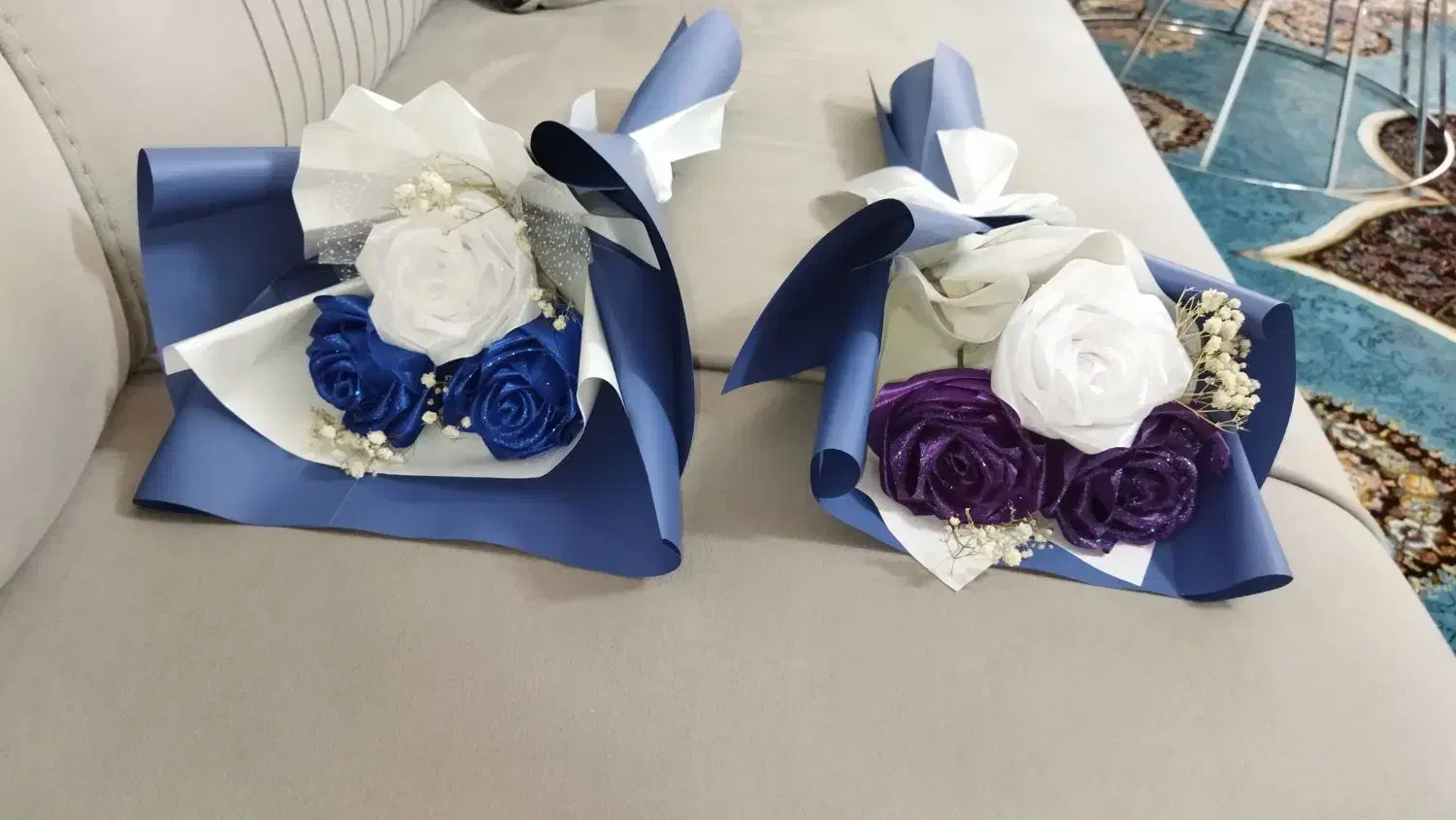 گلای روبانی ماندگار|گل مصنوعی|سنقر, |دیوار