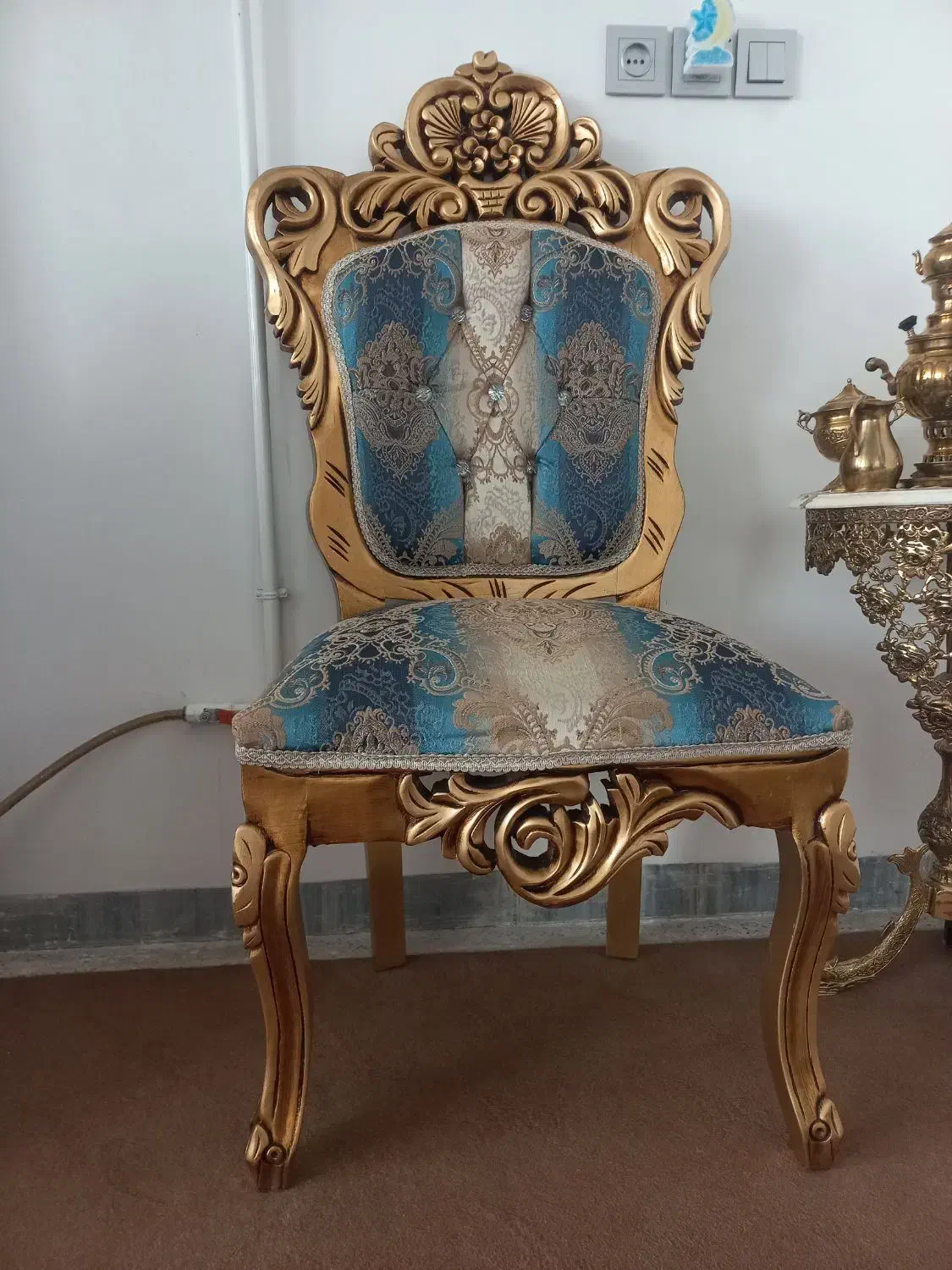 مبل سلطنتی ۹ نفره|مبلمان خانگی و میز عسلی|همدان, |دیوار