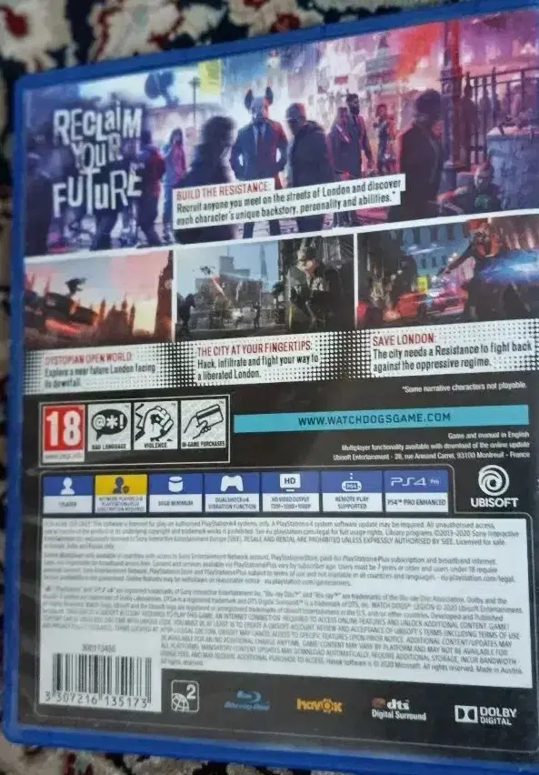 دیسک watch dogs|کنسول، بازی ویدئویی و آنلاین|یزد, |دیوار