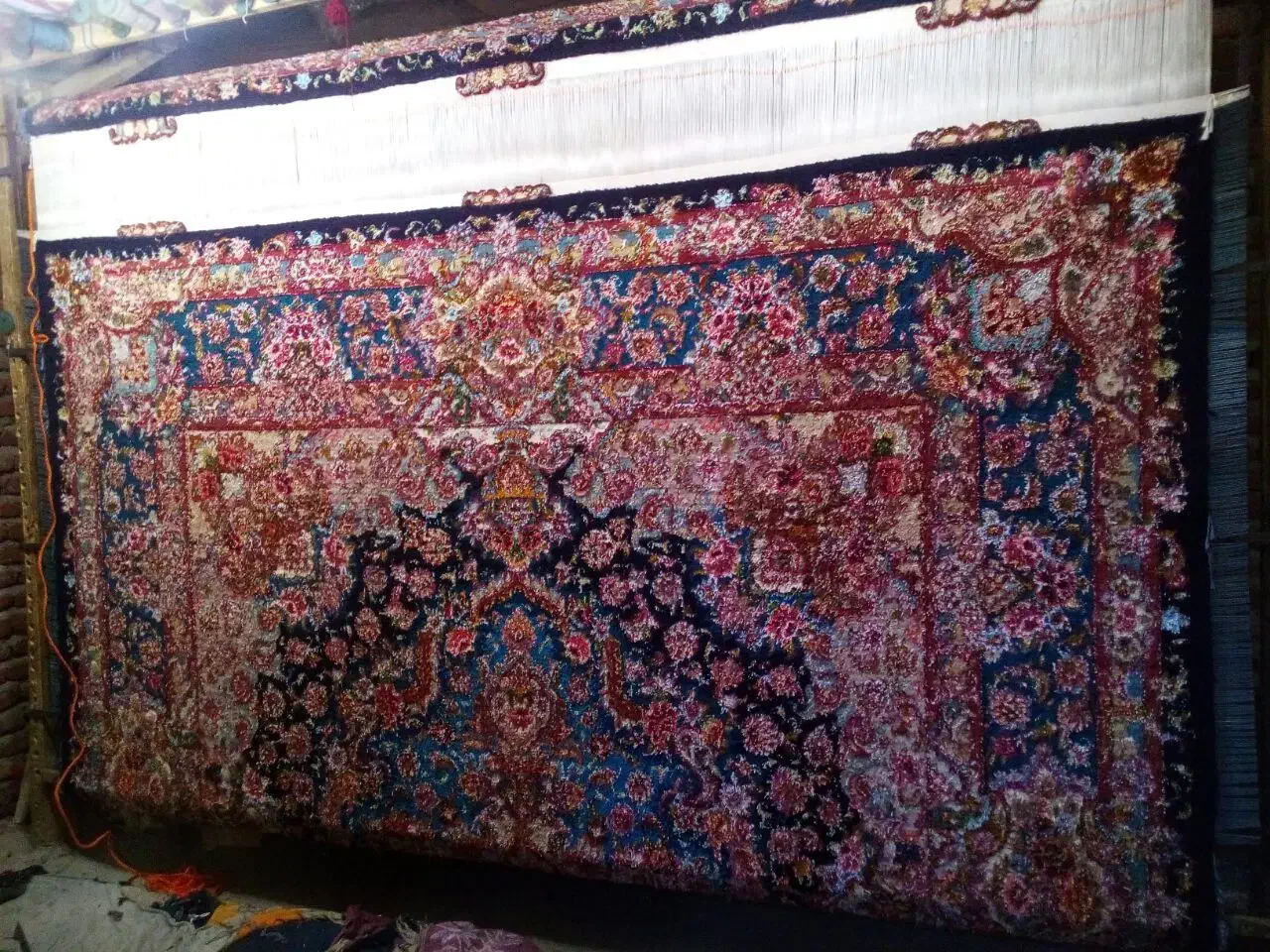 فرش دستباف سالاری ۳×۴|فرش|آذرشهر, |دیوار