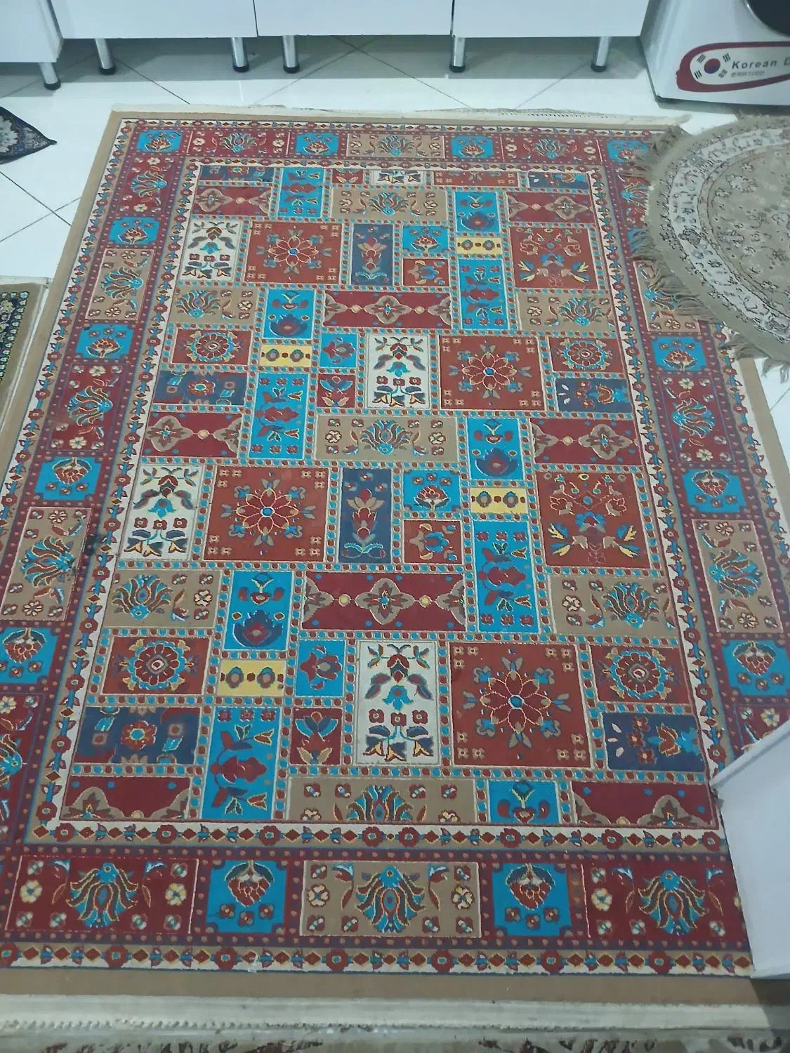 قالیچه|فرش|گلبهار, شهر جدید گلبهار|دیوار