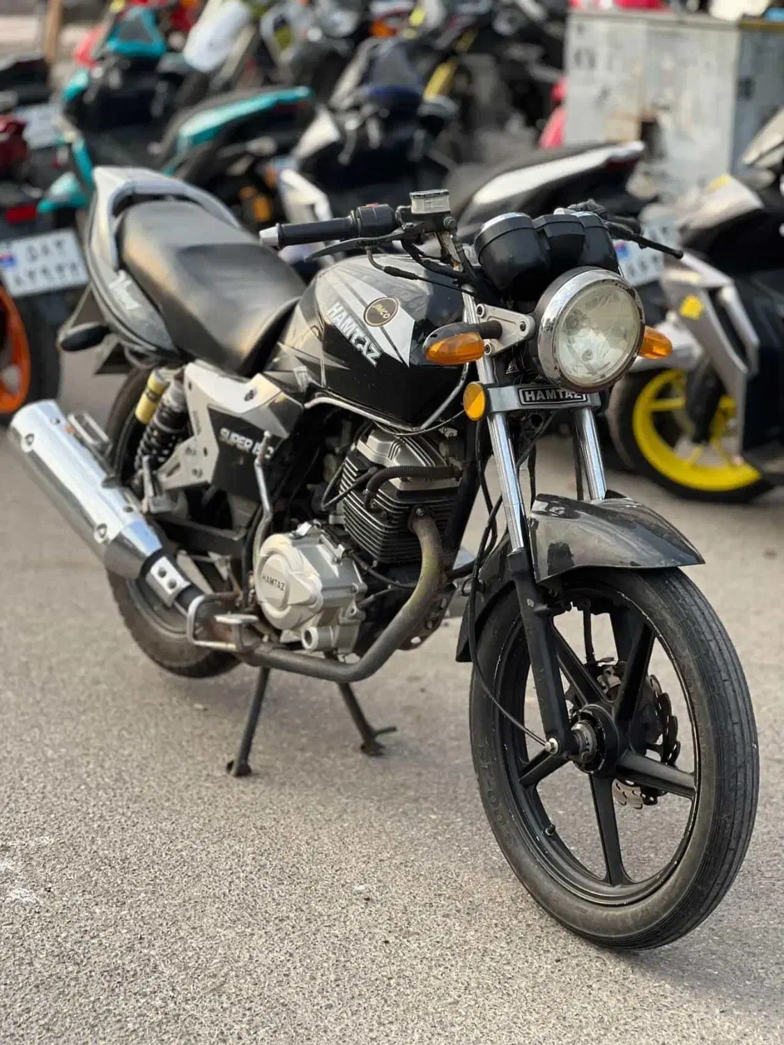 موتور سیکلت همتاز150 استارتی طرح اپاچی|موتورسیکلت|سیاهکل, |دیوار