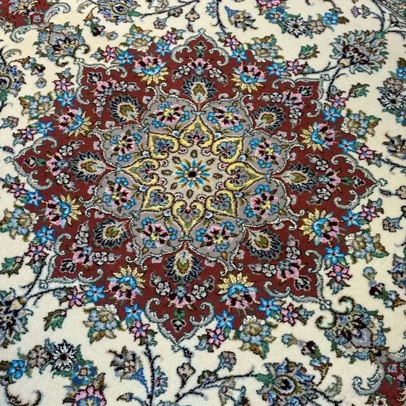 فرش دستبافت جفت شش متری(کاشان) گل ابریشم|فرش|تهران, شکوفه|دیوار