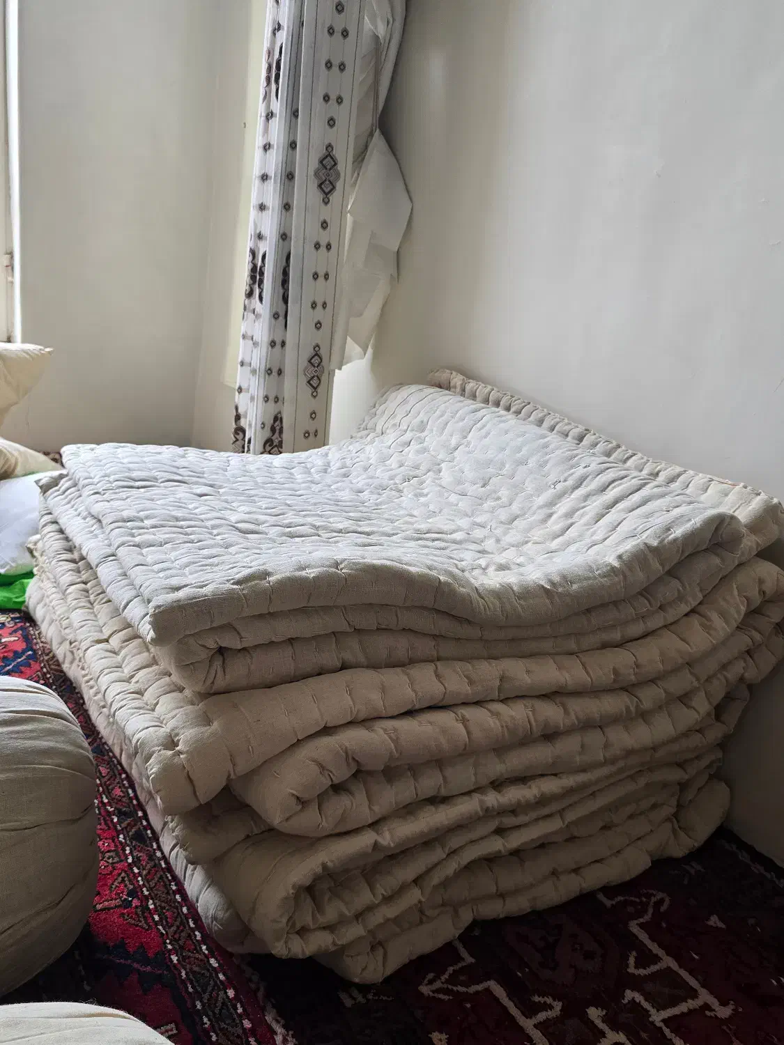 لحاف پشم گوسفند درجه 1|رختخواب، بالش، پتو|اهر, |دیوار