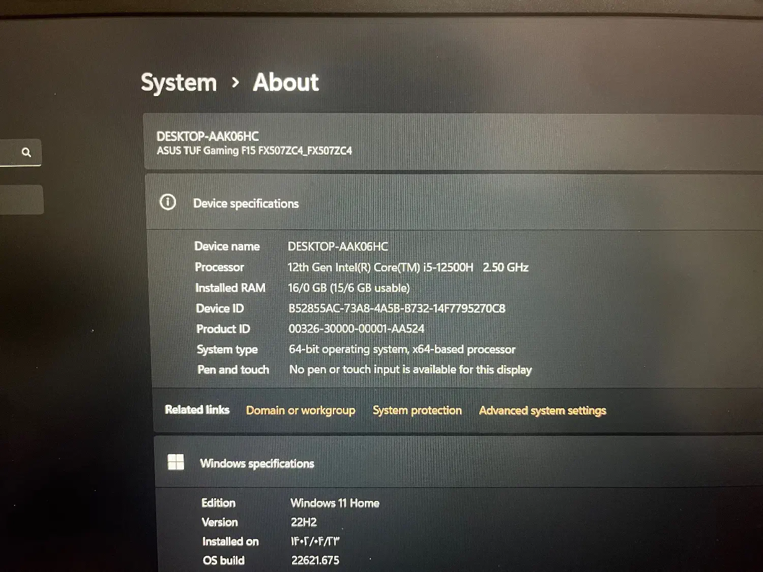 لپتاپ tuf f15|رایانه همراه|بجنورد, |دیوار