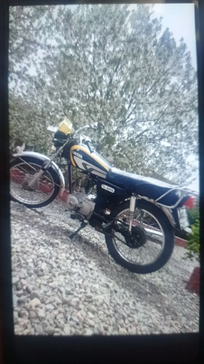 هندا 125 مزایده|موتورسیکلت|بستان آباد, |دیوار