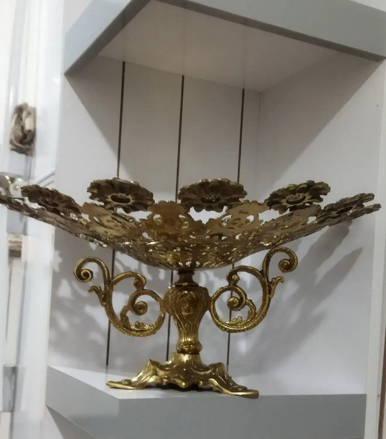 جا میوه ای برنز|ظروف سرو و پذیرایی|نهاوند, |دیوار