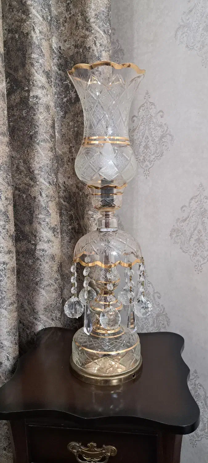 یک جفت شمعدان طلایی|چراغ خواب و آباژور|قزوین, |دیوار