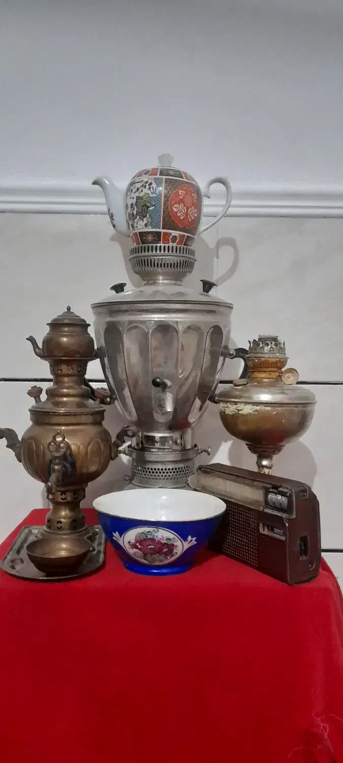 چند تیکه وسیله آنتیک|کلکسیون اشیاء عتیقه|بهبهان, |دیوار