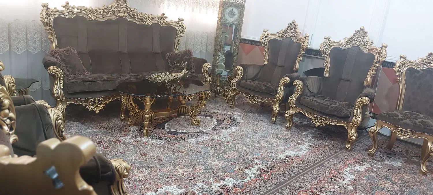 مبل سلطنتی|مبلمان خانگی و میز عسلی|قم, میرزائیه|دیوار