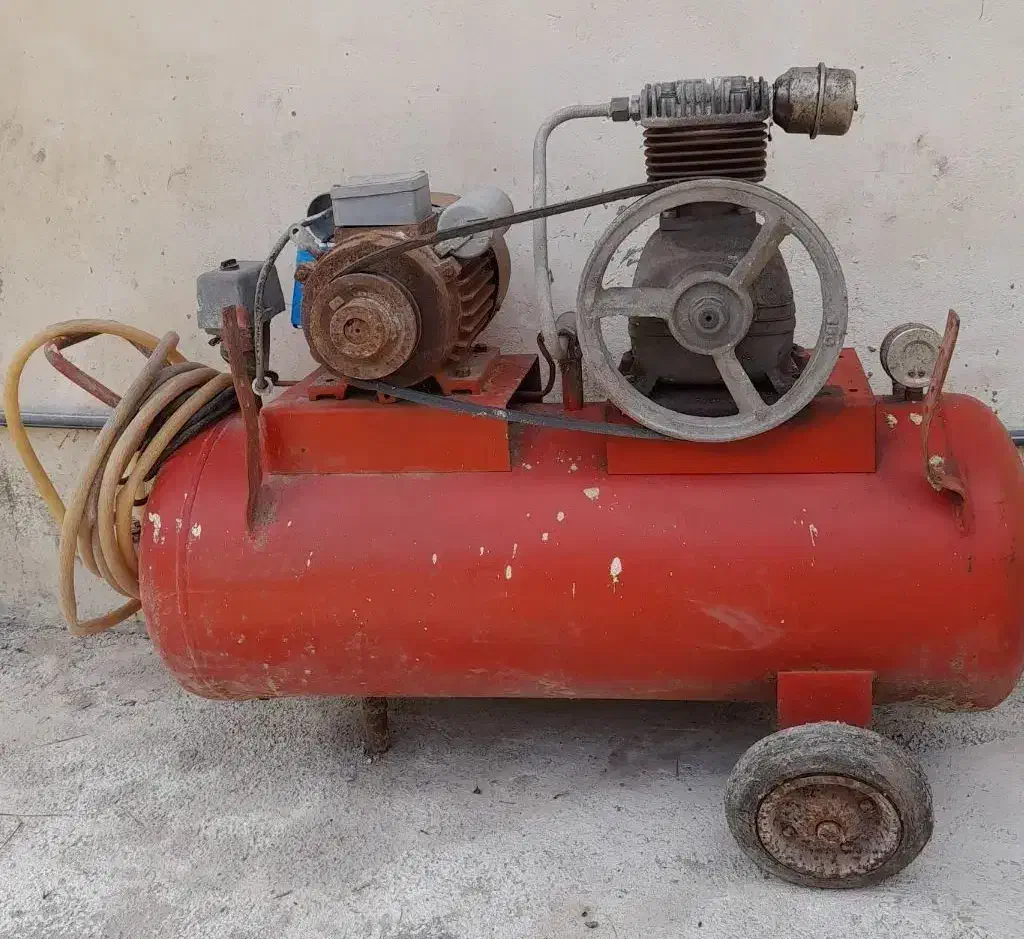 پمپ باد ۱۵۰ لیتری|ابزارآلات|لشت نشا, |دیوار