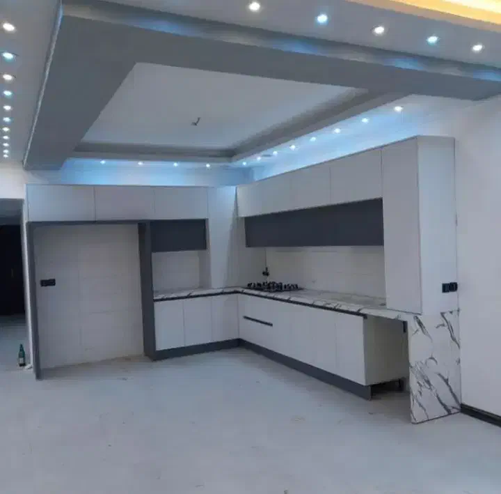 طراحی اجرای کابینت کمد دیواری کافه تی وی وال|خدمات پیشه و مهارت|آران و بیدگل, |دیوار