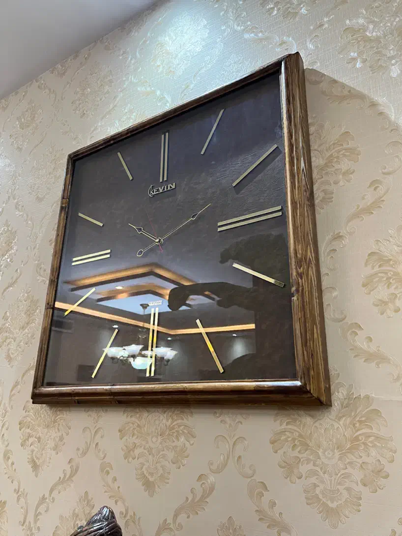 ساعت بزرگ چوبی|ساعت دیواری و تزئینی|رودهن, |دیوار