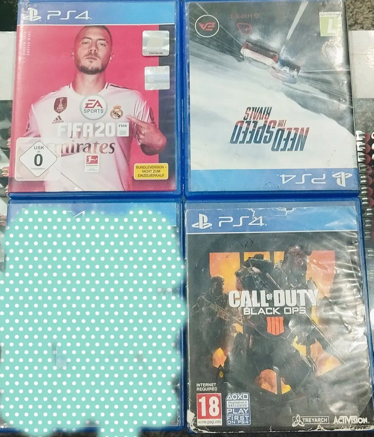 دسته ps4فابریک کنسول و دیسک بازی کیفps5|کنسول، بازی ویدئویی و آنلاین|کرمانشاه, |دیوار