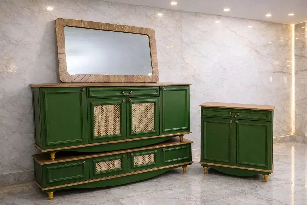 آیینه و کنسول و میز تلویزیون مدل نیلوفر|بوفه، ویترین، کنسول|تهران, شهید رجایی|دیوار