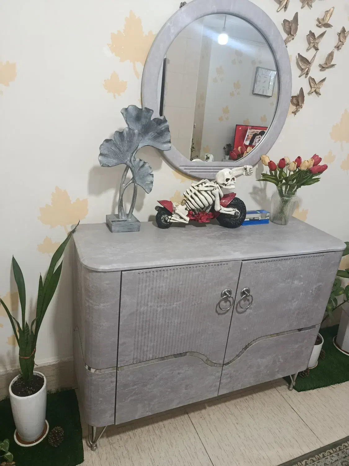 آیینه کنسول|بوفه، ویترین، کنسول|مسجد سلیمان, |دیوار