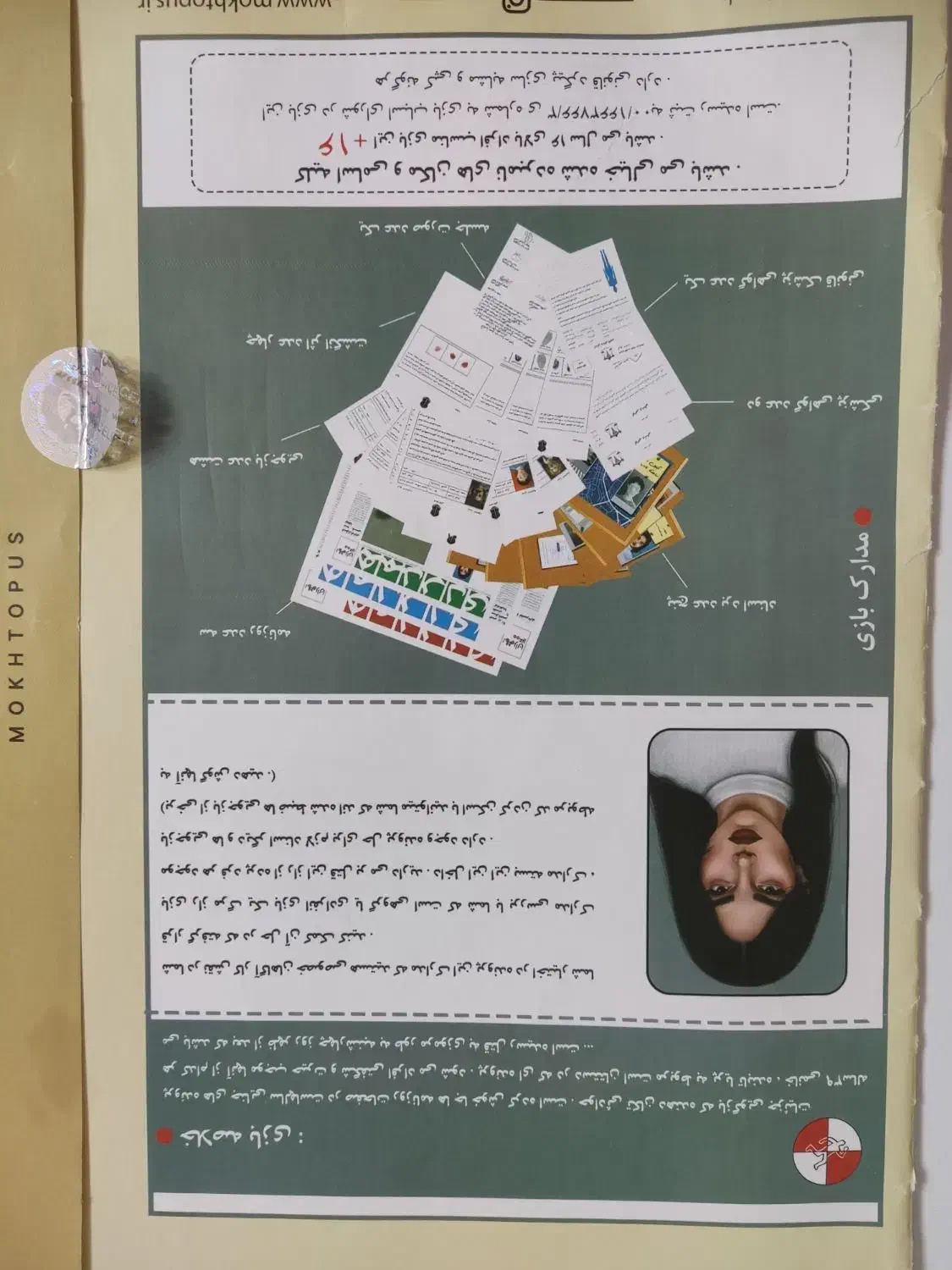 بازی فکری پرونده جنایی(جنون)|اسباب‌‌بازی|شیراز, تلخ داش|دیوار