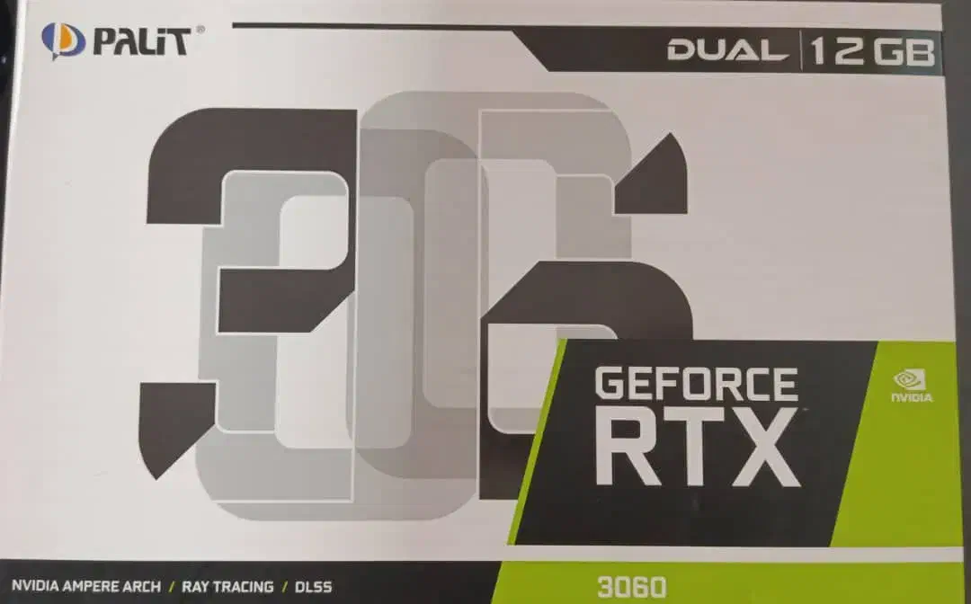 گرافیک 3060 PALIT DUAL 12G|قطعات و لوازم جانبی رایانه|اصفهان, ملک|دیوار