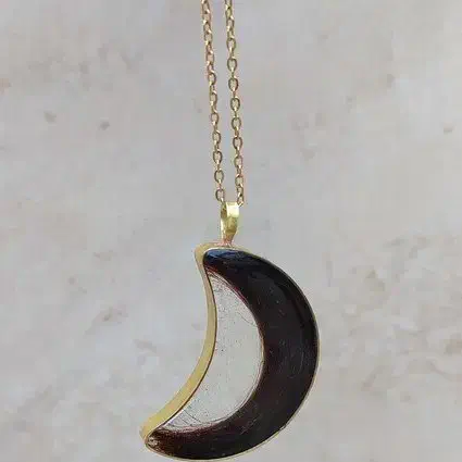 گردنبند موی یار شبتاب رزین بلک فرایدی|بدلیجات|بوشهر, |دیوار