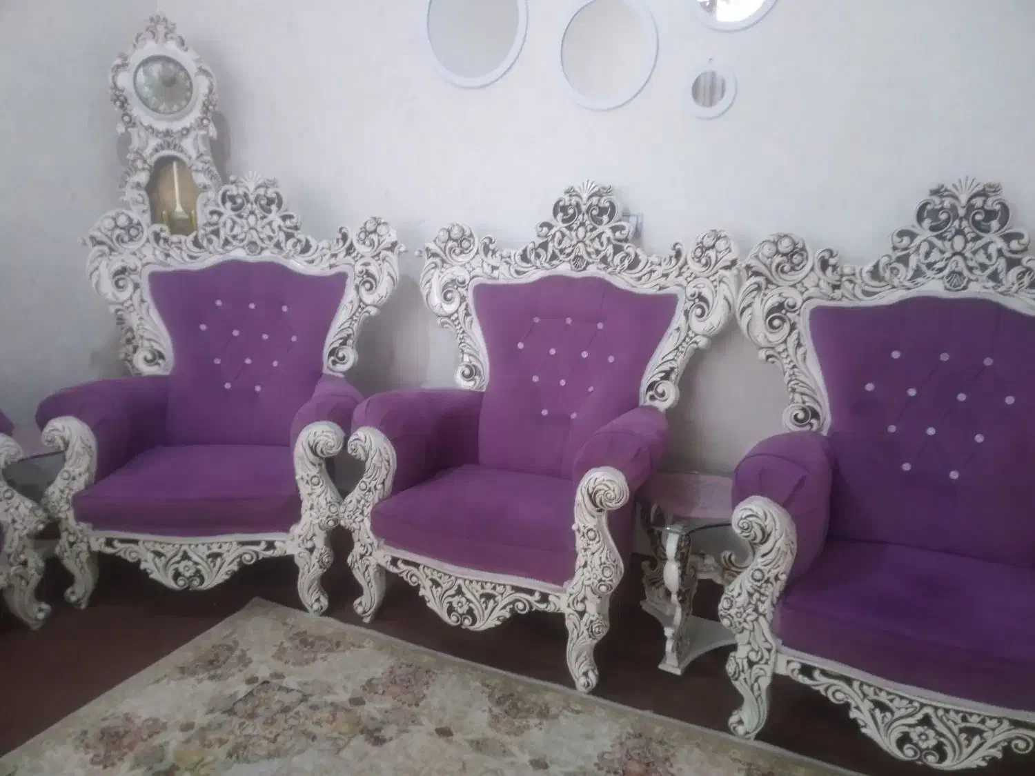 مبل سلطنتی ۹نفره|مبلمان خانگی و میز عسلی|زنجان, |دیوار