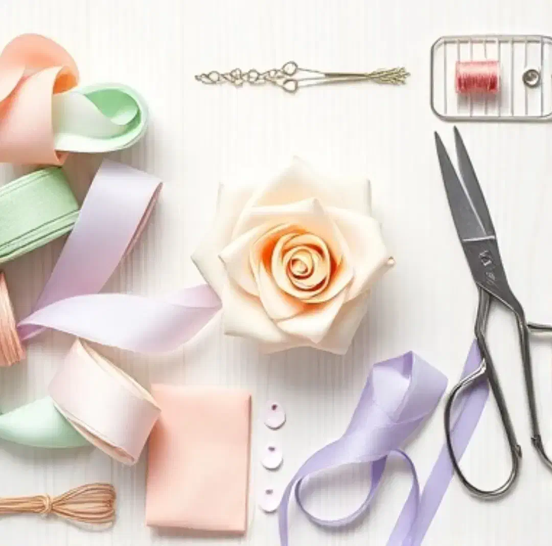 هنر در دستان شماکیتهای ساخت گل روبانی رسیدند|صنایع دستی و سایر لوازم تزئینی|محمدیه-قزوین, |دیوار