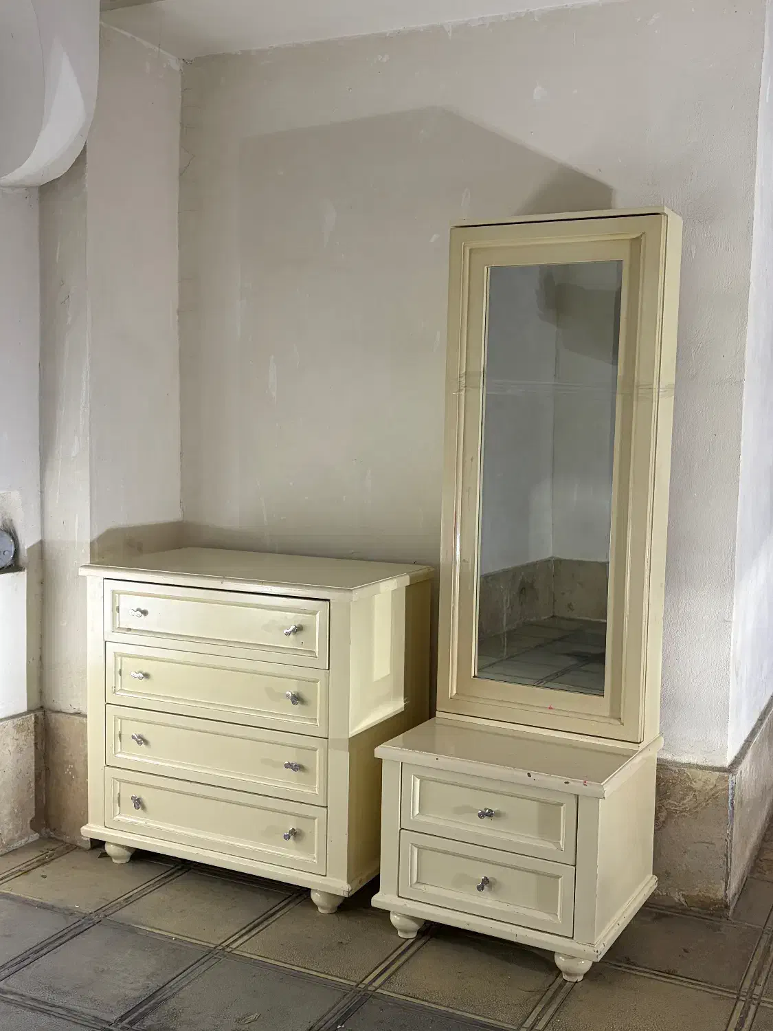 دراور و آینه|جاکفشی، کمد، دراور|گرگان, |دیوار