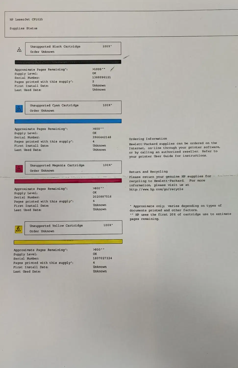 پرینتر لیزری رنگی hp cp1025|پرینتر، اسکنر، کپی، فکس|تهران, ایرانشهر|دیوار